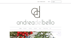 Desktop Screenshot of andreadelbello.com