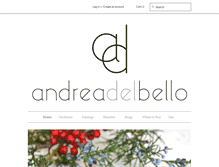 Tablet Screenshot of andreadelbello.com